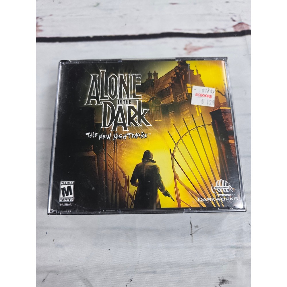 Alone in the Dark The New Nightmare PC 2001 3-Disc Set Jewel Case Retro Horror
